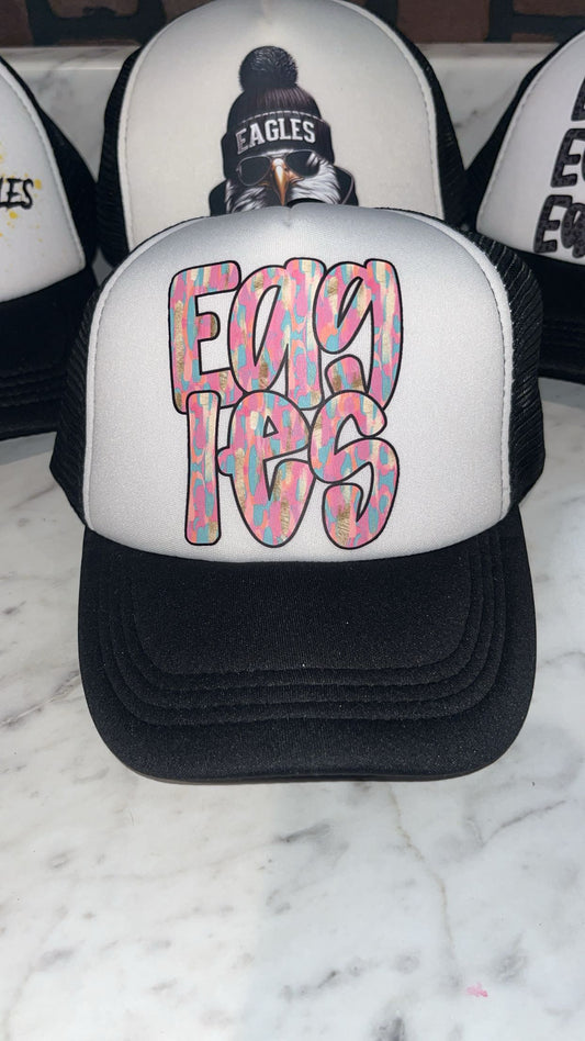 Eagles Painted Letters Snapback