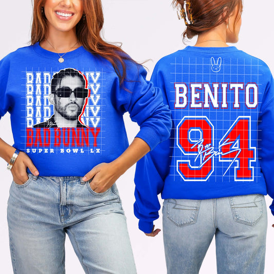 Benito 94 Blue Front and Back