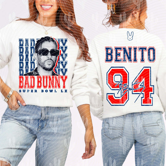 Benito 94 White Front and Back