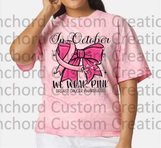 In October Pink Rosa Only