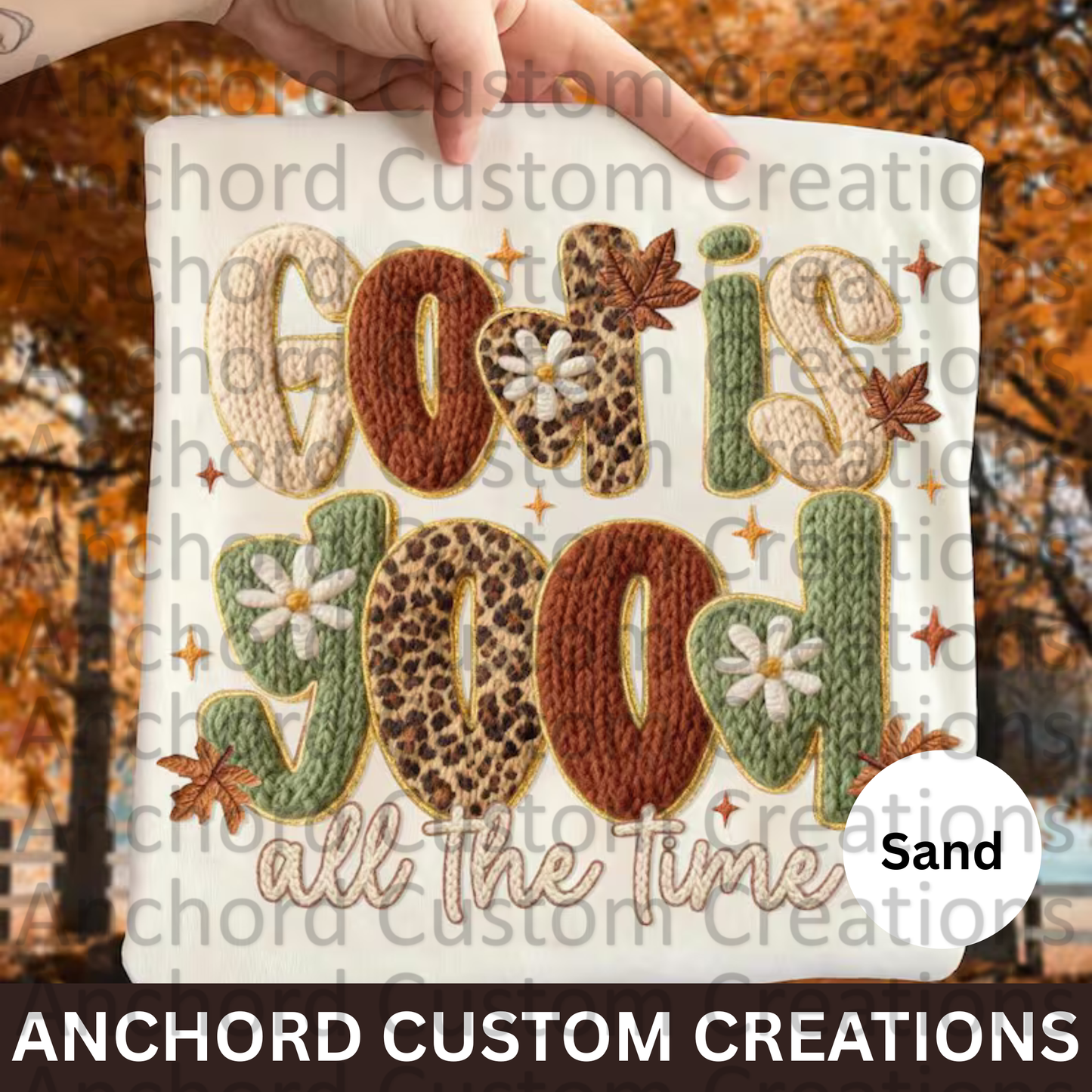 God is Good Sand Sweater