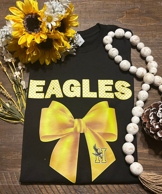 Eagles Yellow Bow