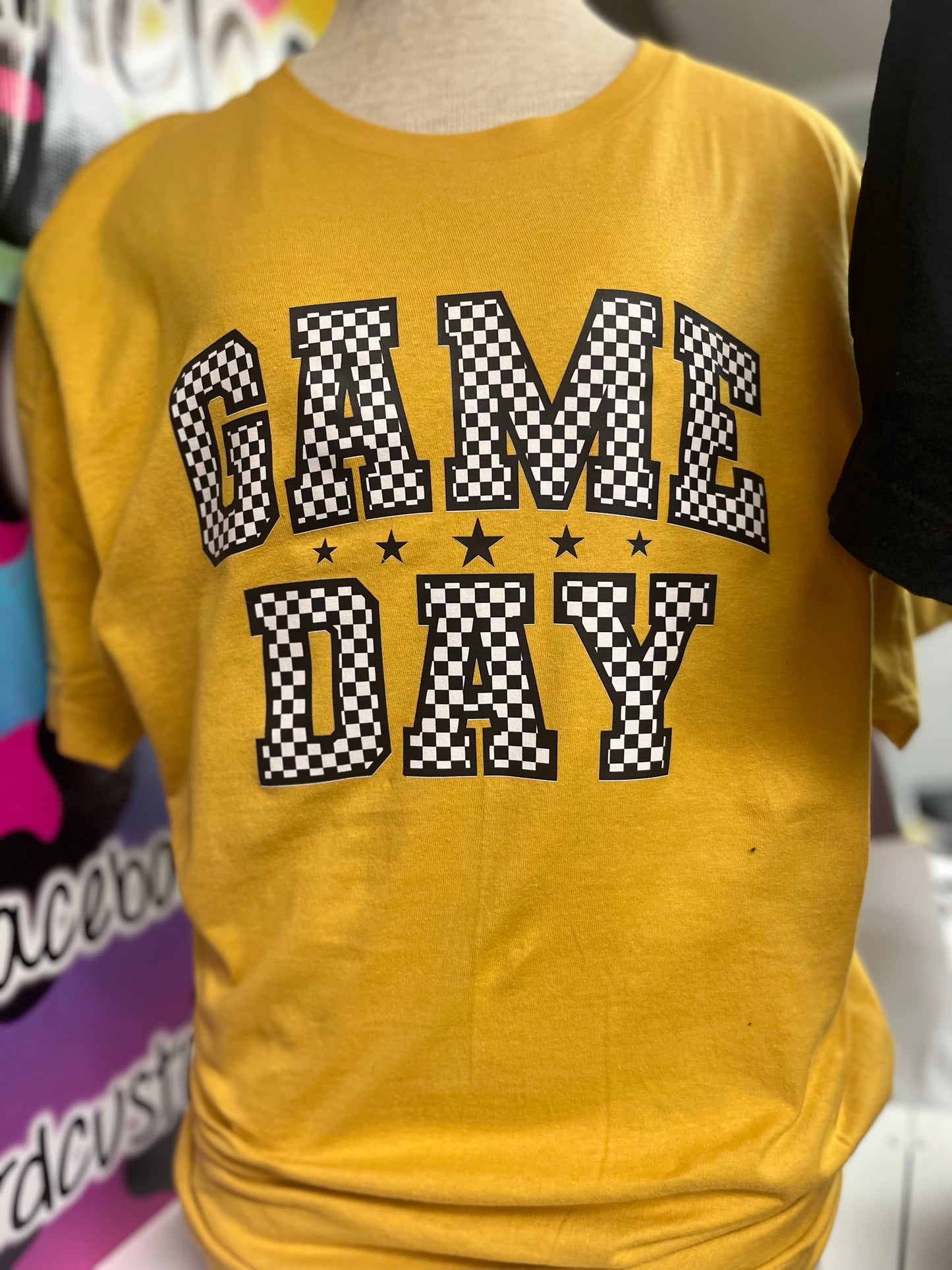 Game Day Mustard tee