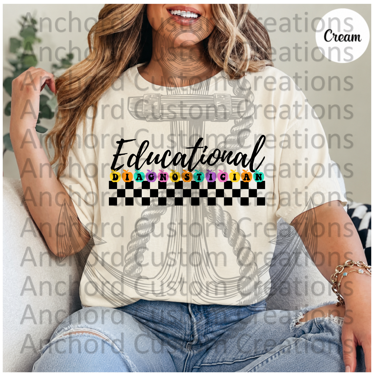 Educational Diagnostician Cream CC (Rosa Only) (Copy)