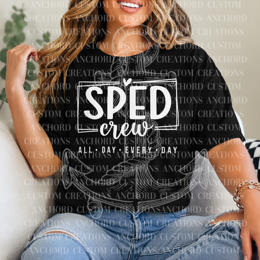 SPED CREW Black CC (Rosa Only)
