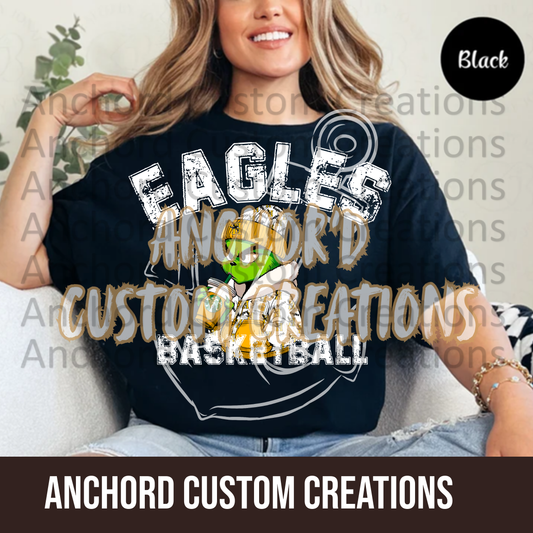 Hobbs Eagles Hoodie tee black