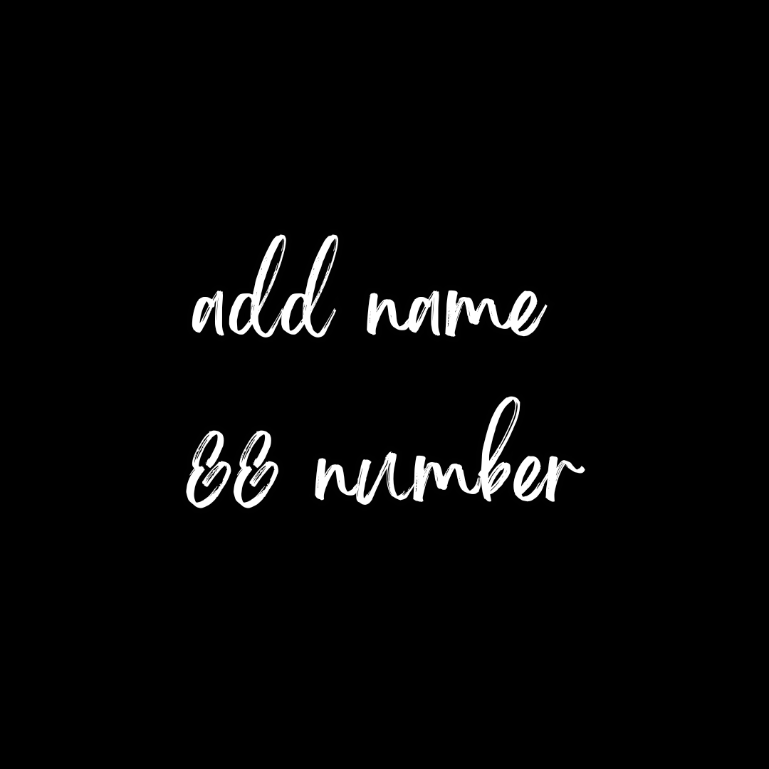 Add Name & Number