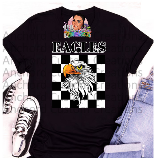 E: Eagles Checkered box
