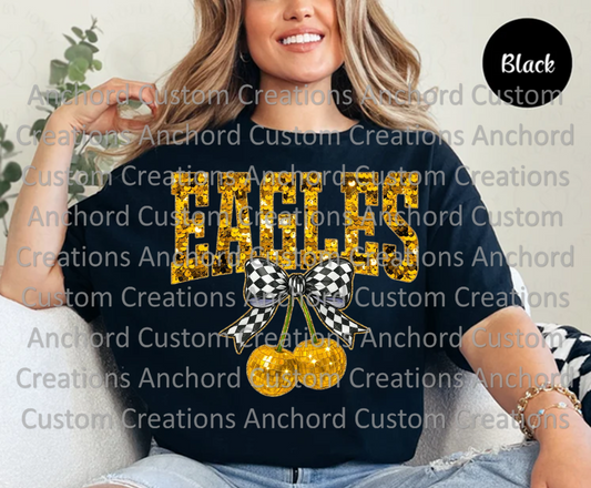 Eagles Yellow Cherry DTF