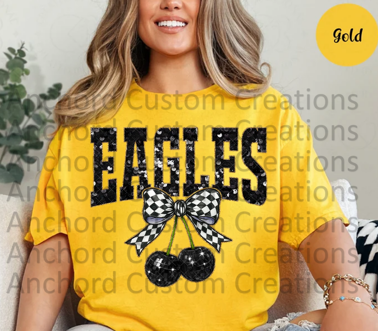 Eagles Black Cherry DTF