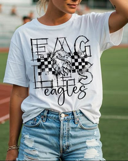 Eagles Eagles Checkered DTF
