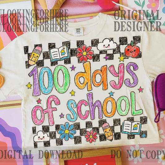 100 Days Animated school