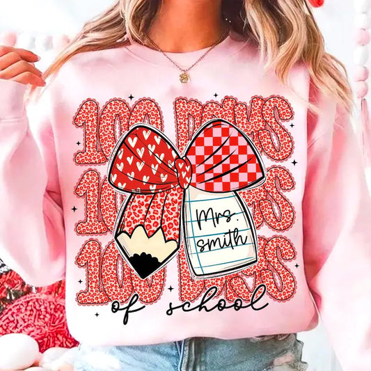 100 Day hearts (no name inserted unless you put in notes)