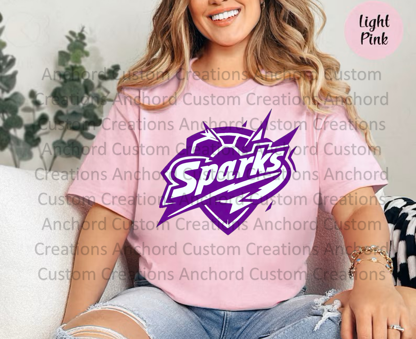Sparks light Pink/purple logo