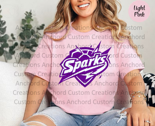 Sparks light Pink/purple logo
