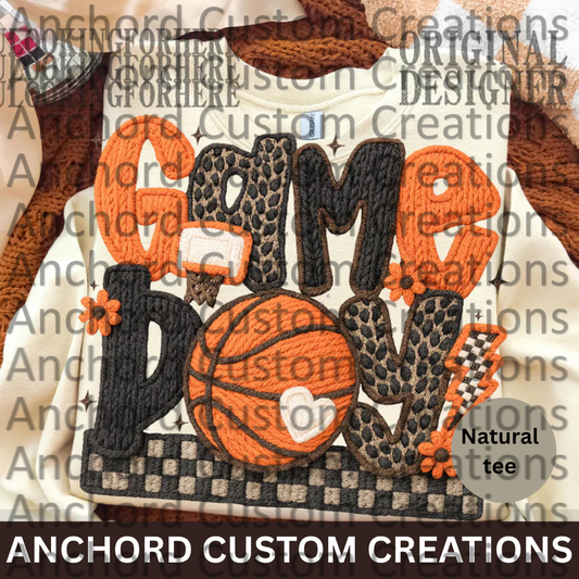 Game Day Basketball tee