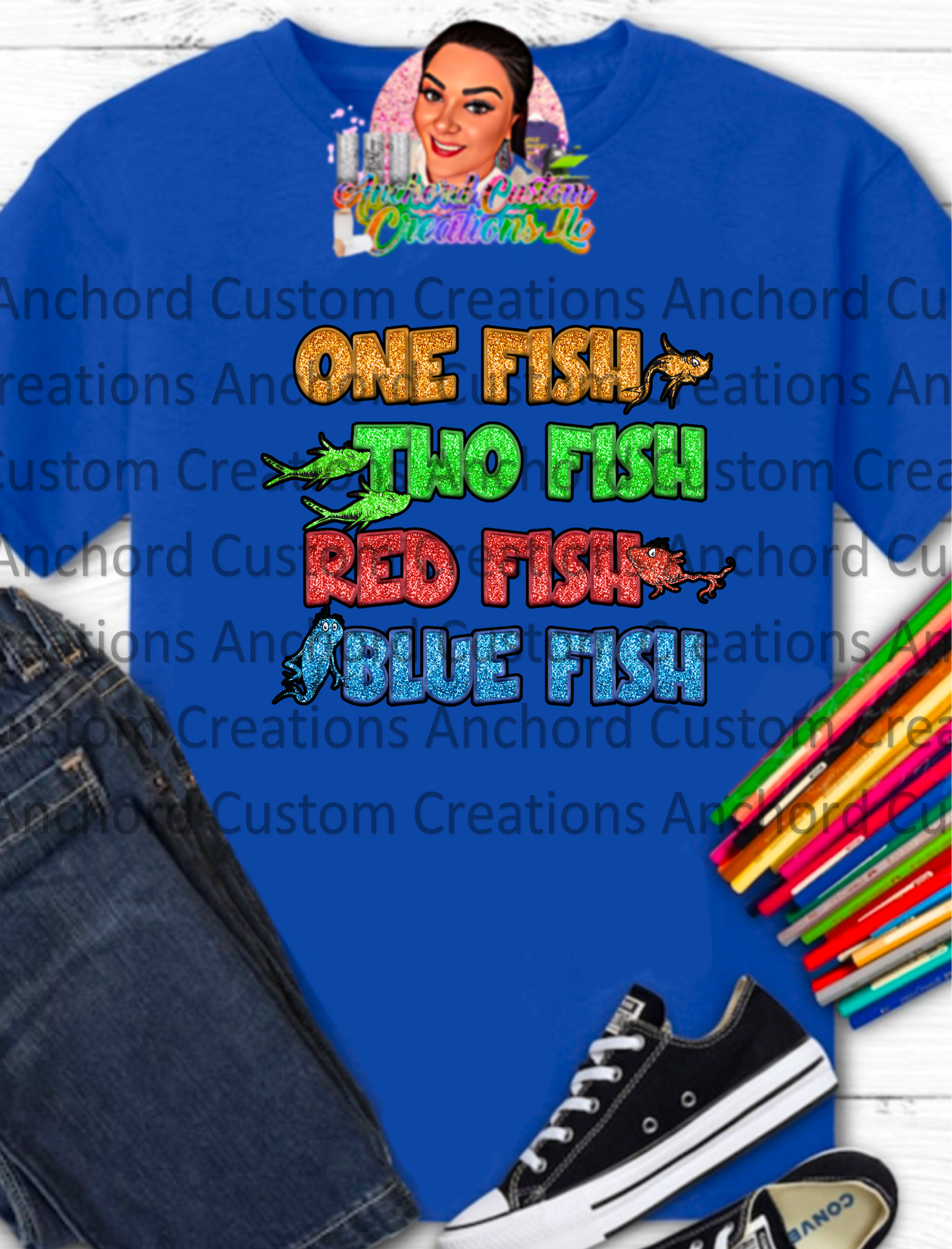 One Fish Two Fish Sequin