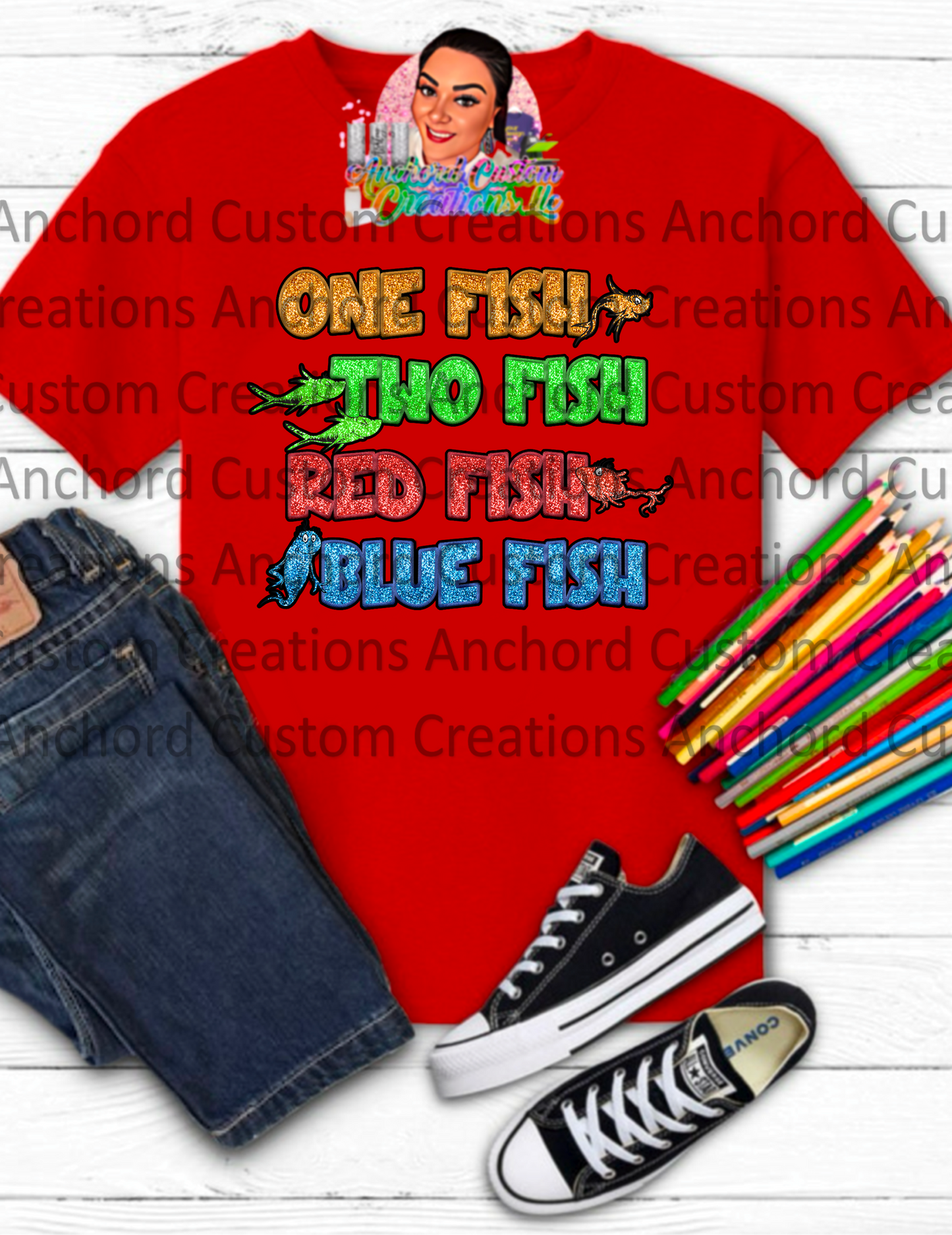 One Fish Two Fish Sequin