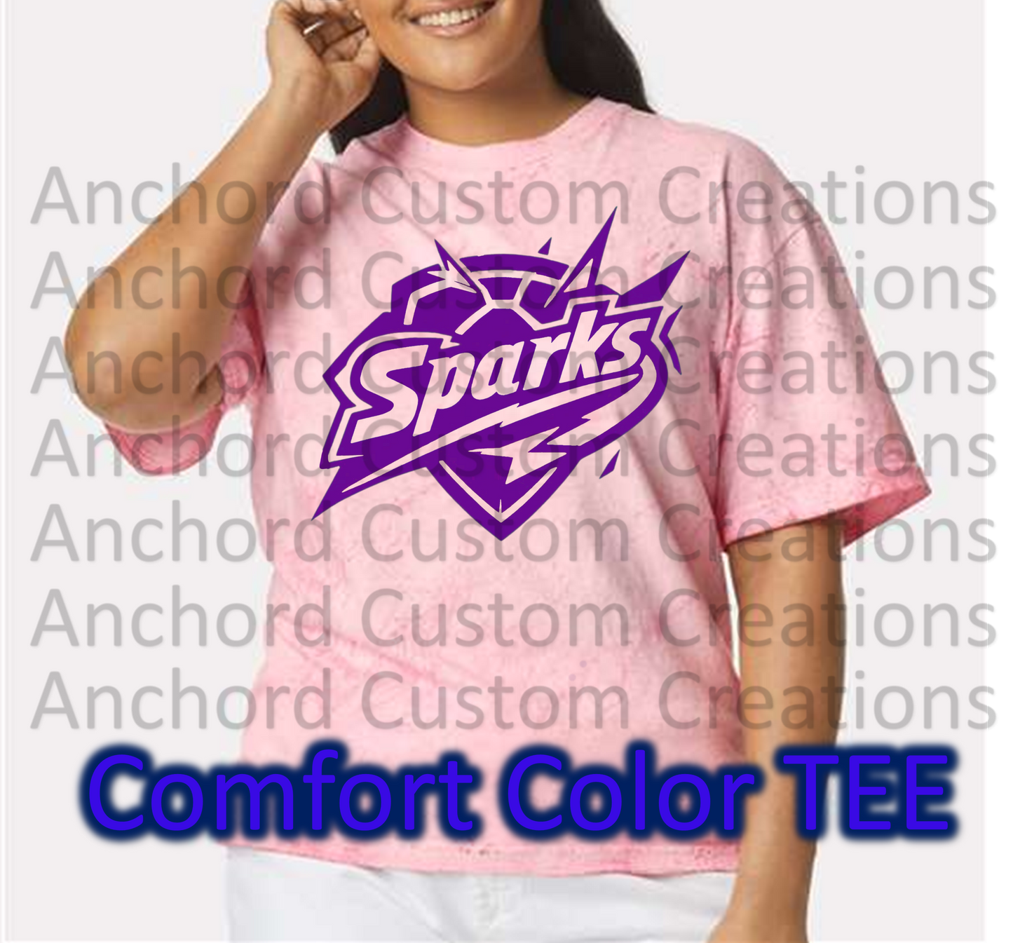 Sparks colorblast pink/purple logo