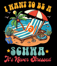 Schwa on a beach